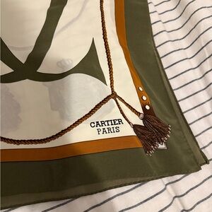 cartier silk scarf